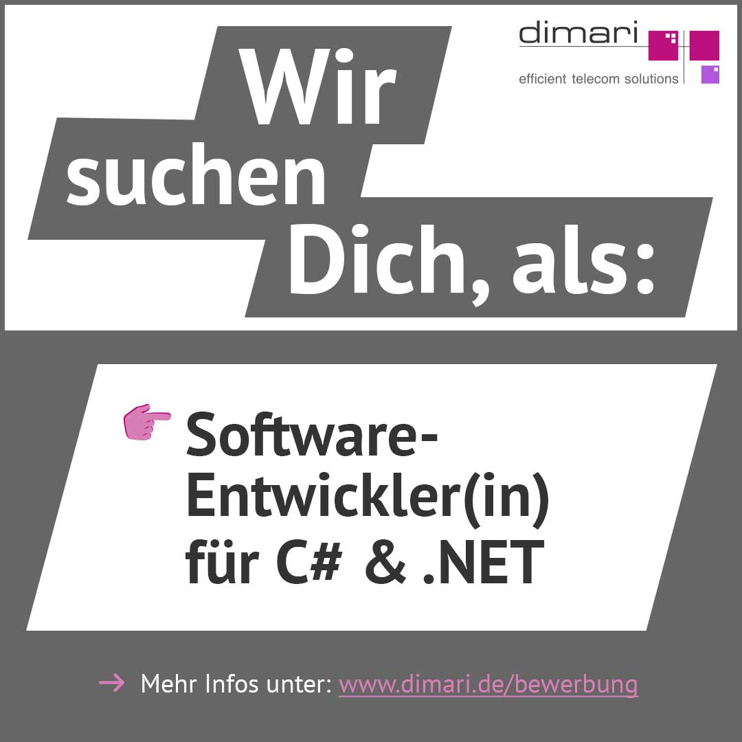 Softwareentwickler(in) für C# & .NET